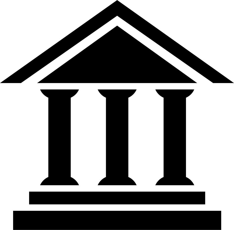 Classical Columns Icon PNG Image