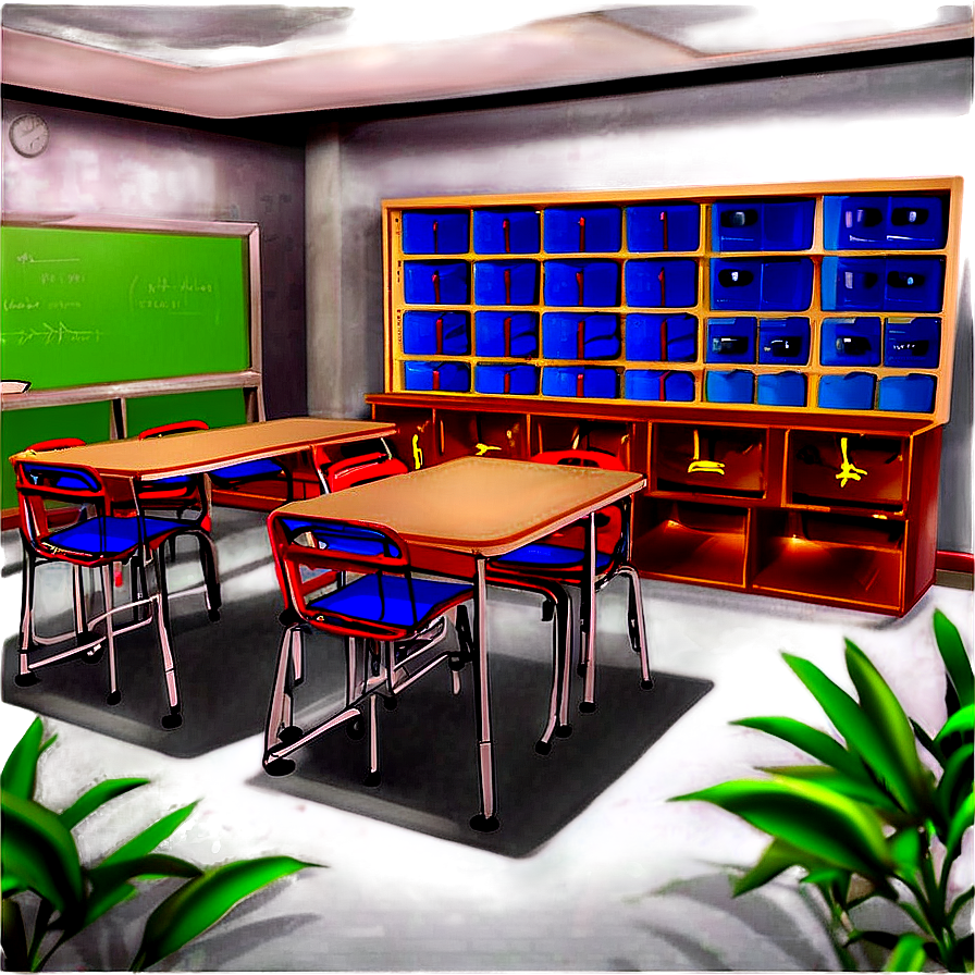 Classroom Furniture Png Ffo PNG Image