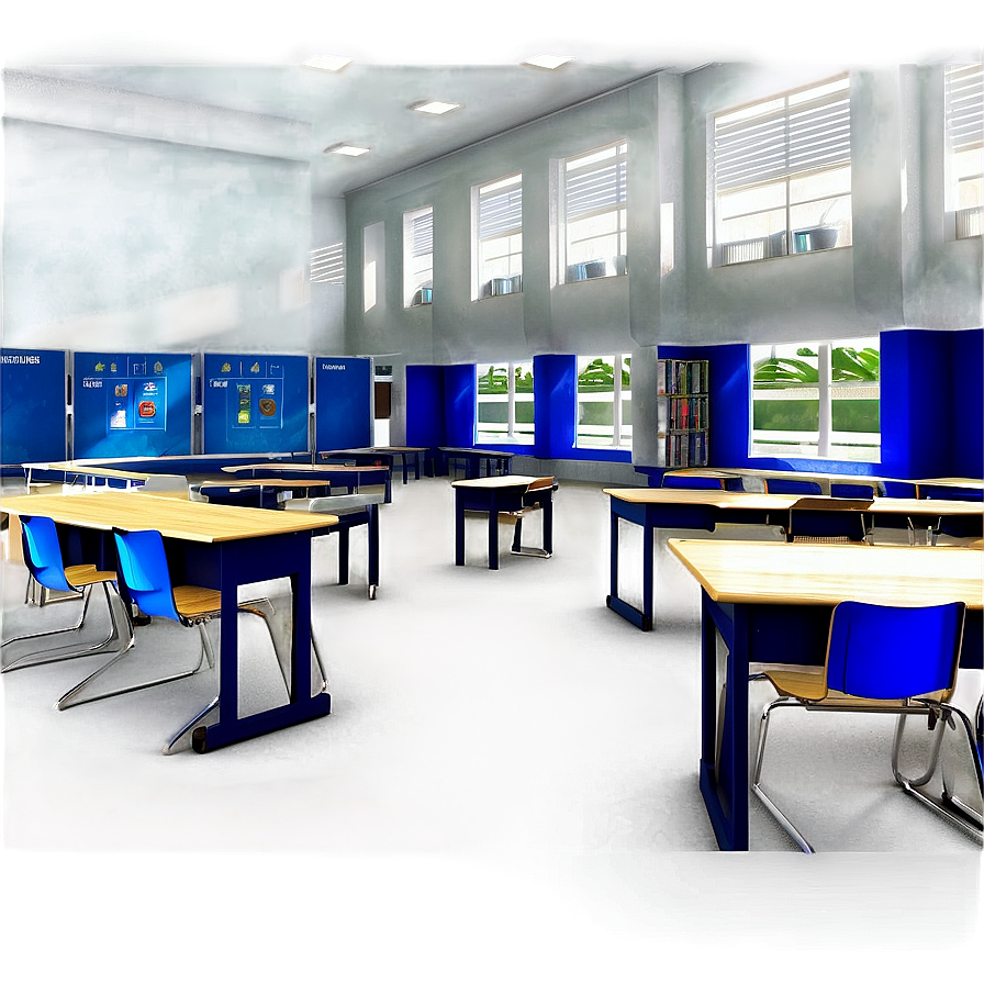 Classroom Interior Png Cii17 PNG Image