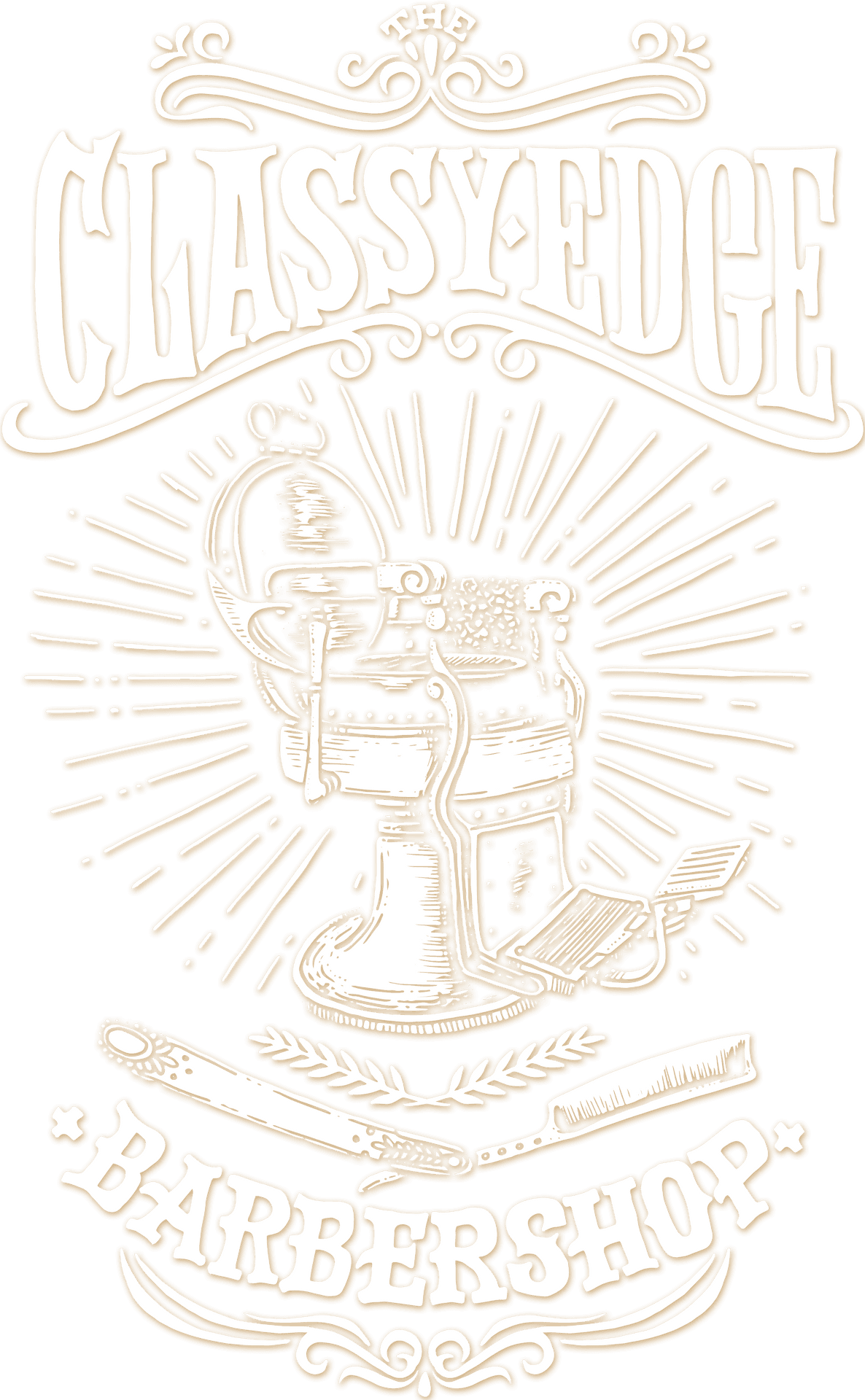 Classy Edge_ Barbershop_ Logo PNG Image