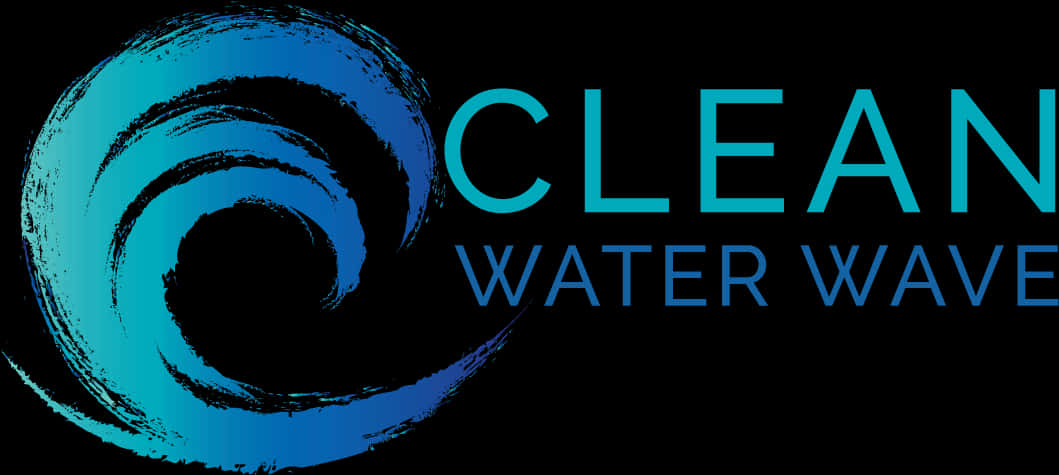 Clean Water Wave Logo PNG Image