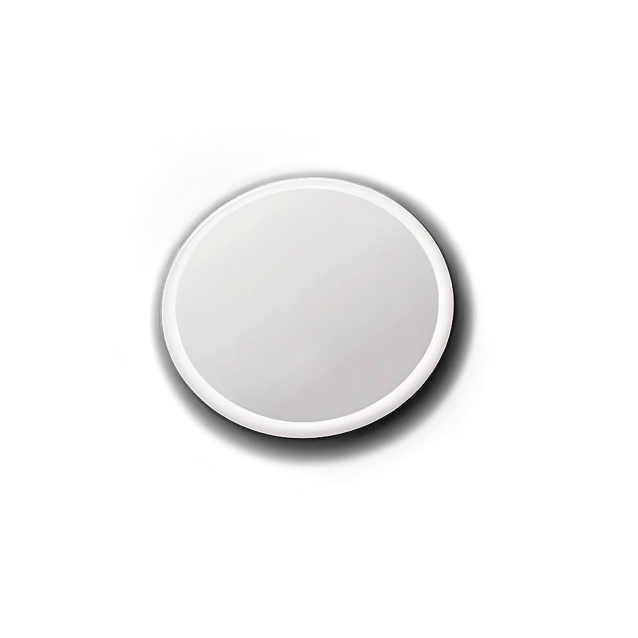 Clean White Circle Illustration Png 13 PNG Image