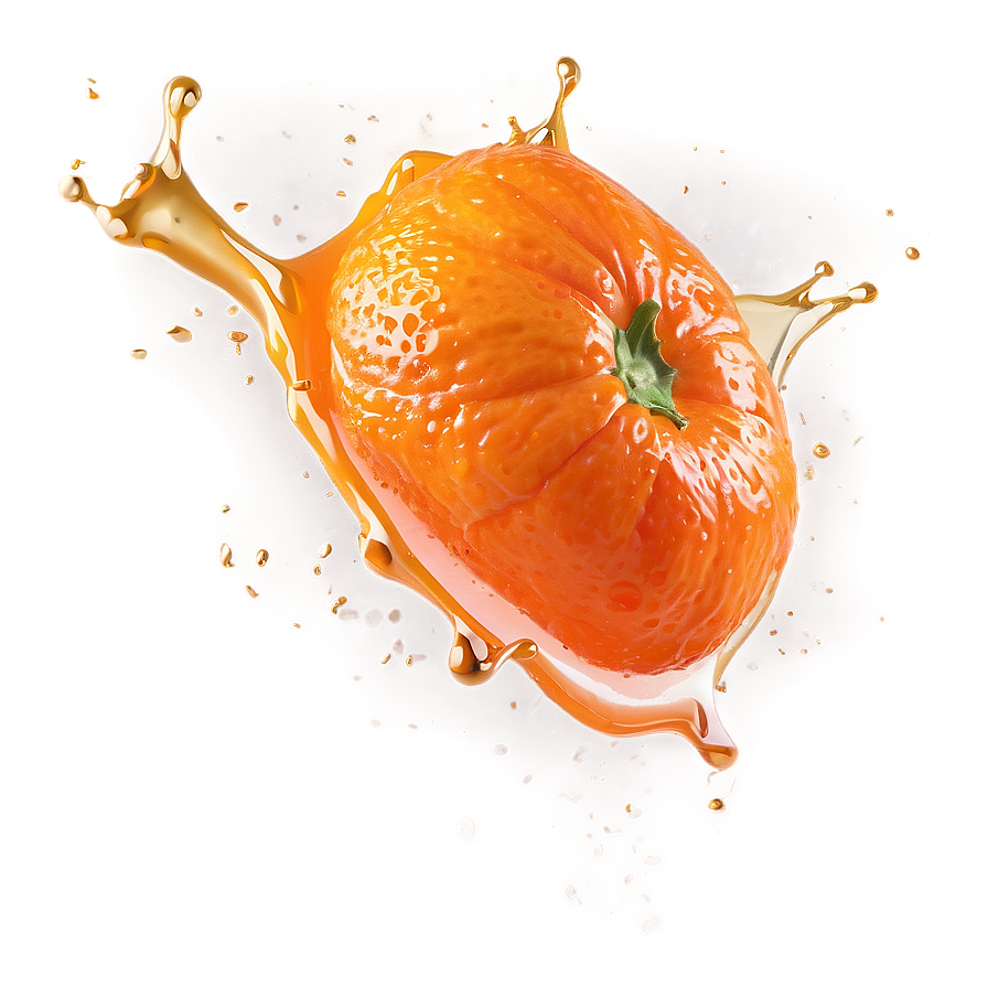 Clementine Splash Effect Png Mck PNG Image