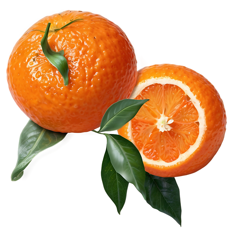 Clementine With Flower Png Uoc63 PNG Image