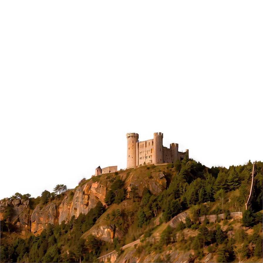 Cliff Side Castle Png Rxo PNG Image