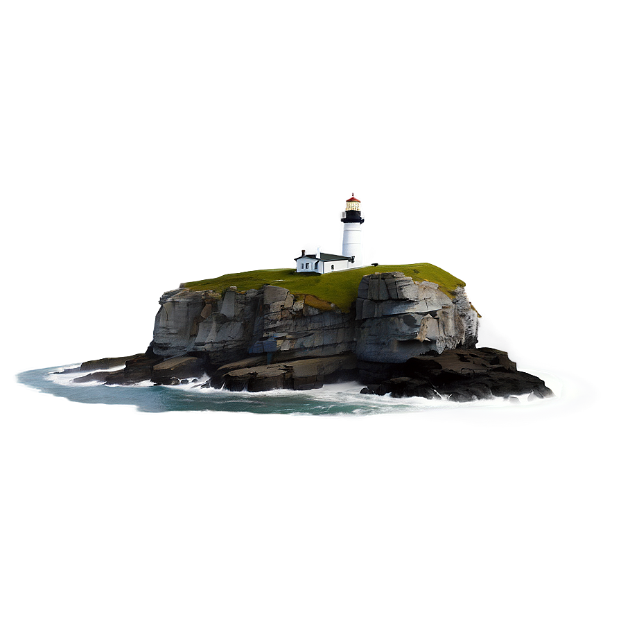 Cliff With Lighthouse Png 77 PNG Image