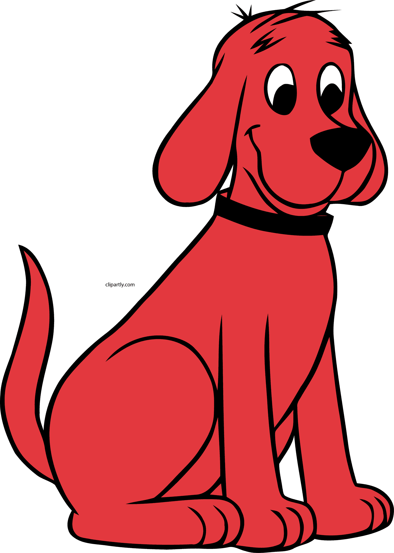 Clifford The Big Red Dog Cartoon PNG Image