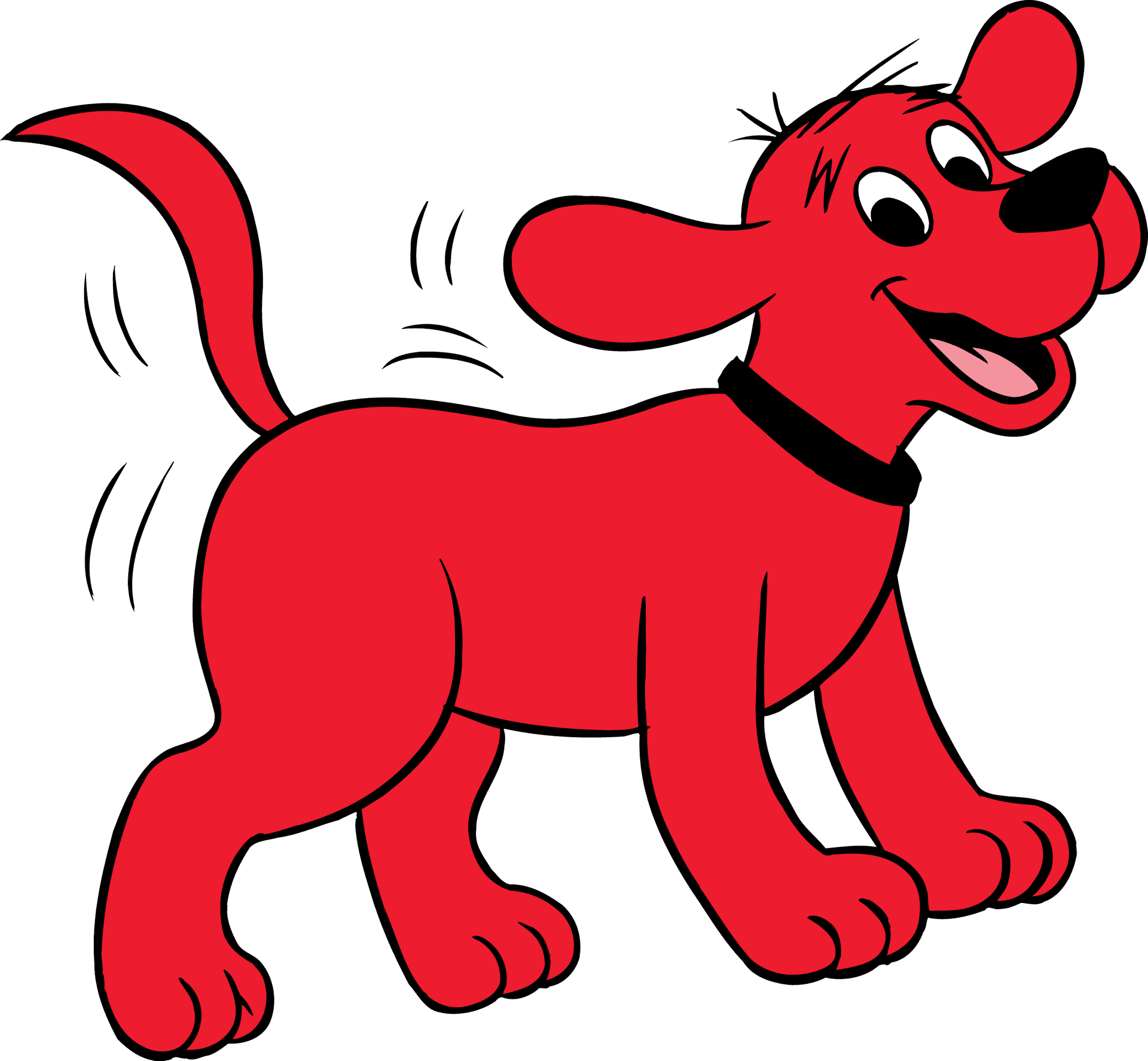 Clifford The Big Red Dog Cartoon PNG Image