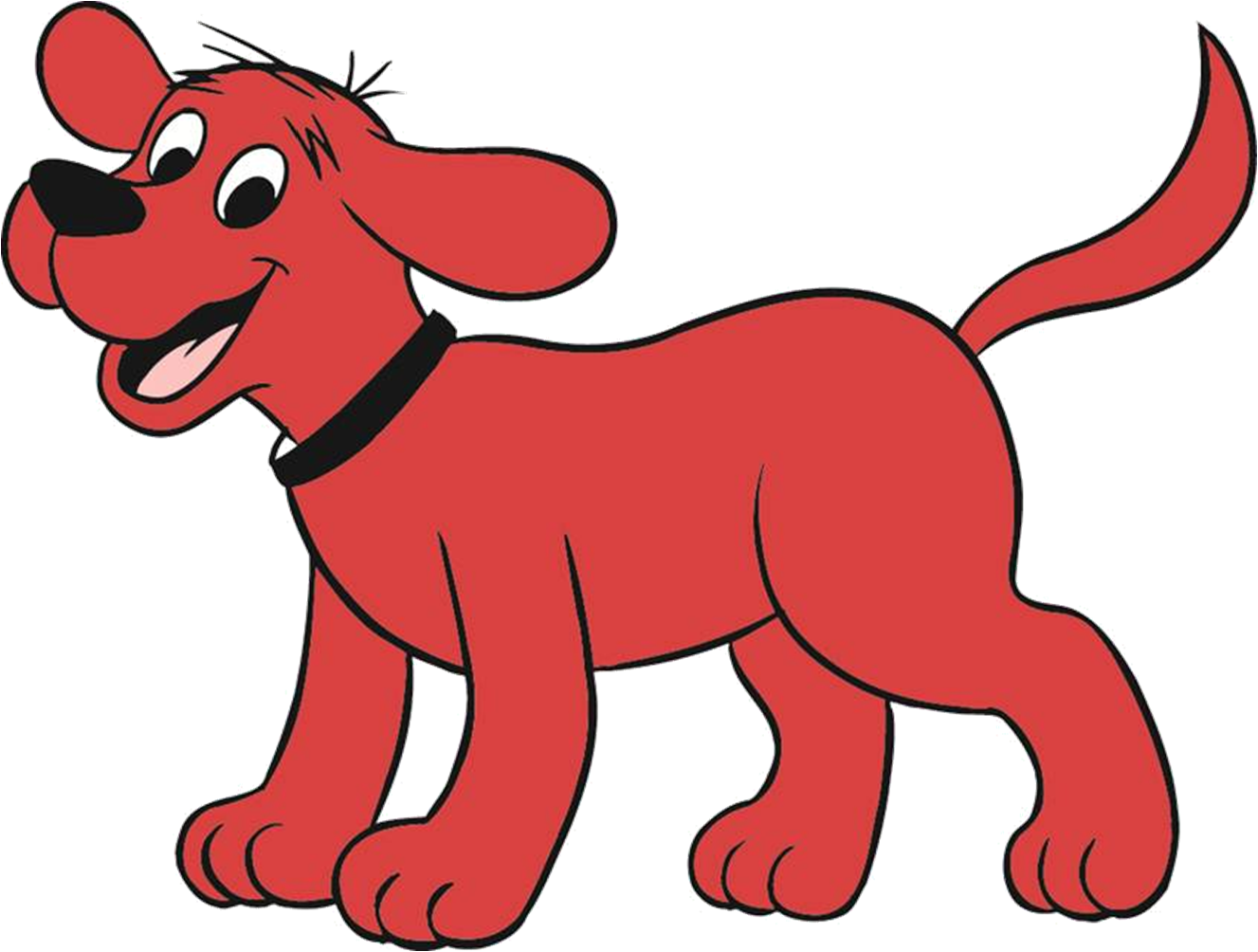 Clifford The Big Red Dog Cartoon PNG Image