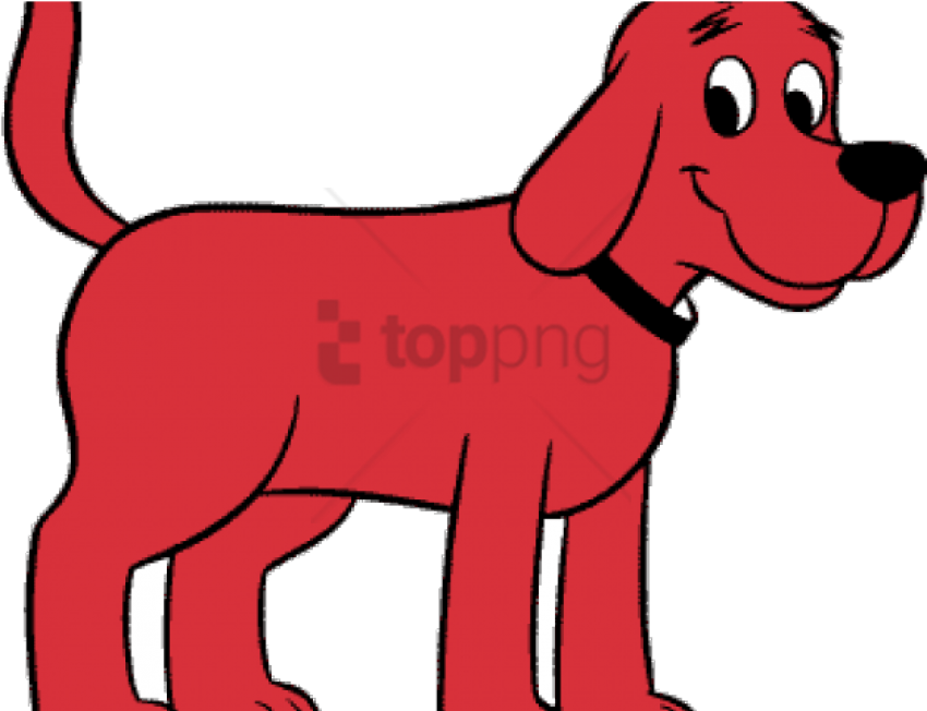 Clifford The Big Red Dog Cartoon PNG Image