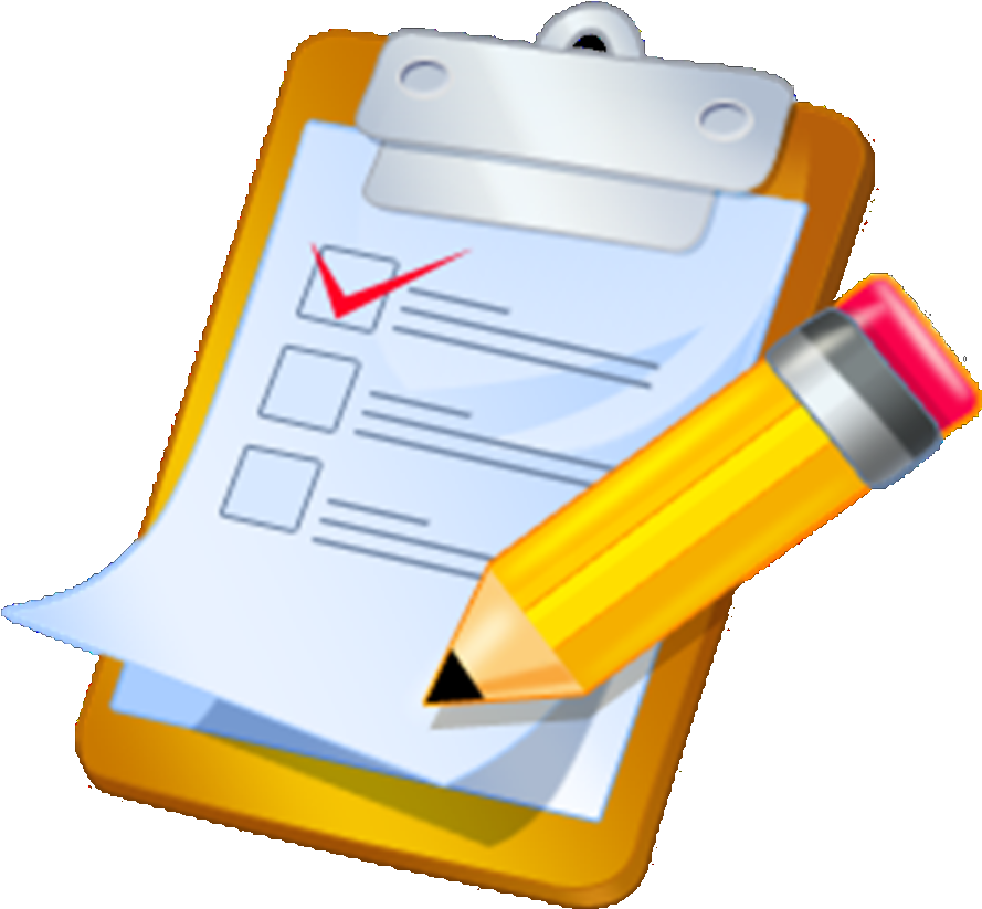 Clipboardand Pencil Icon PNG Image