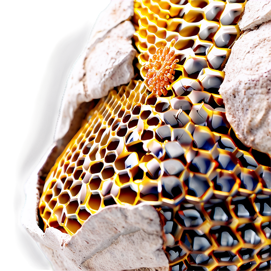 Close-up Beehive Detail Png 43 PNG Image