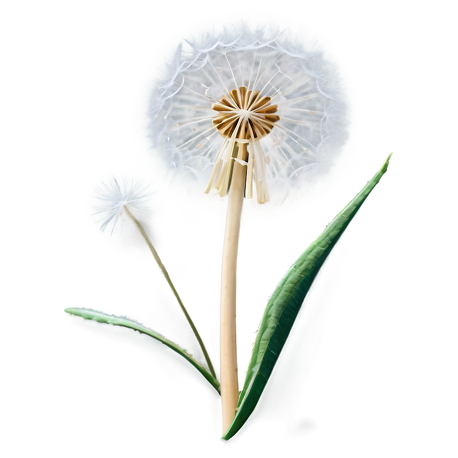 Close-up Dandelion Fluff Png Alg33 PNG Image