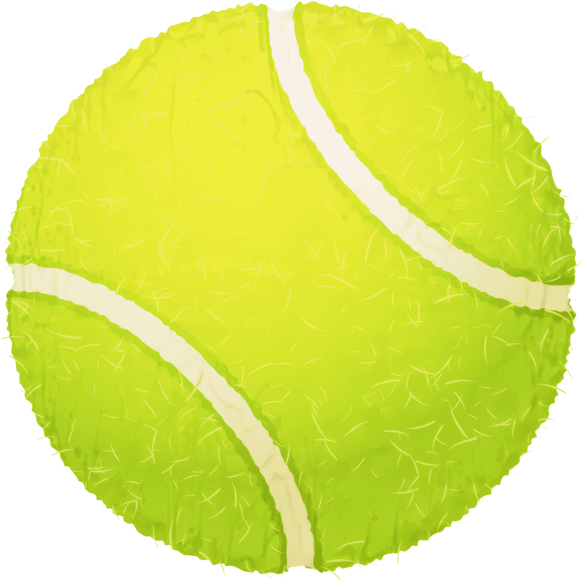 Close Up Yellow Tennis Ball PNG Image