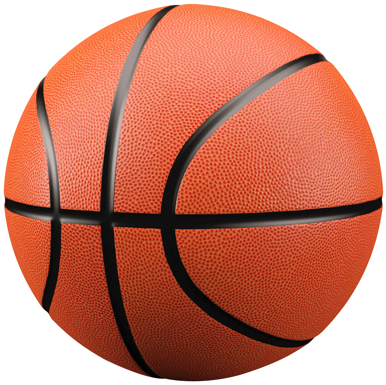 Closeup Basketball Texture PNG Image