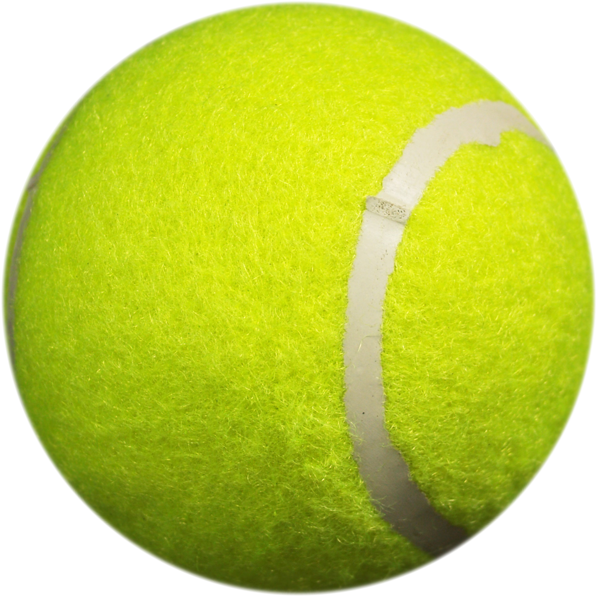 Closeup Tennis Ball Texture PNG Image