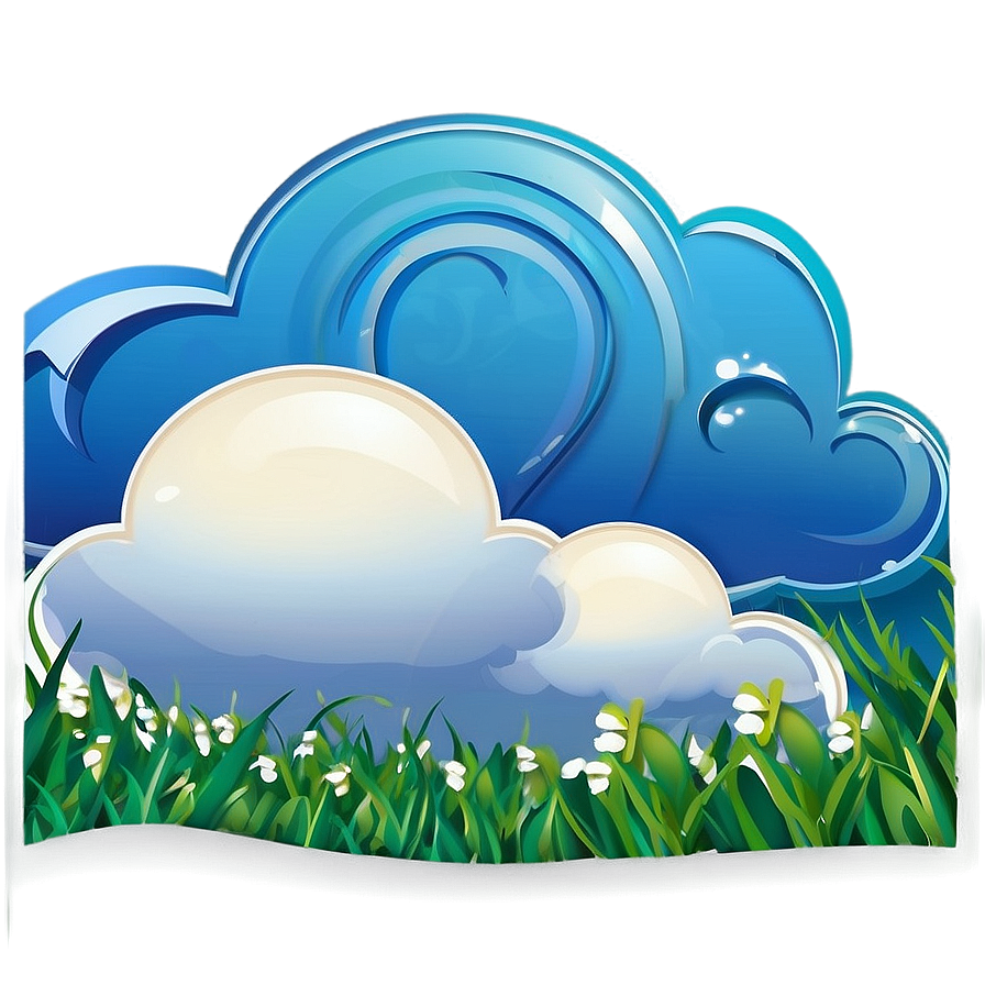 Cloud Cartoon Background Png Yhu76 PNG Image