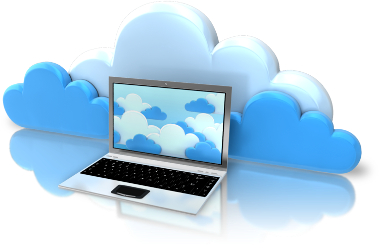 Cloud Computing Concept Illustration PNG Image