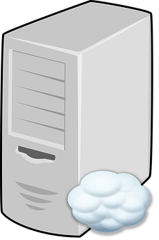 Cloud Computing Concept Illustration PNG Image