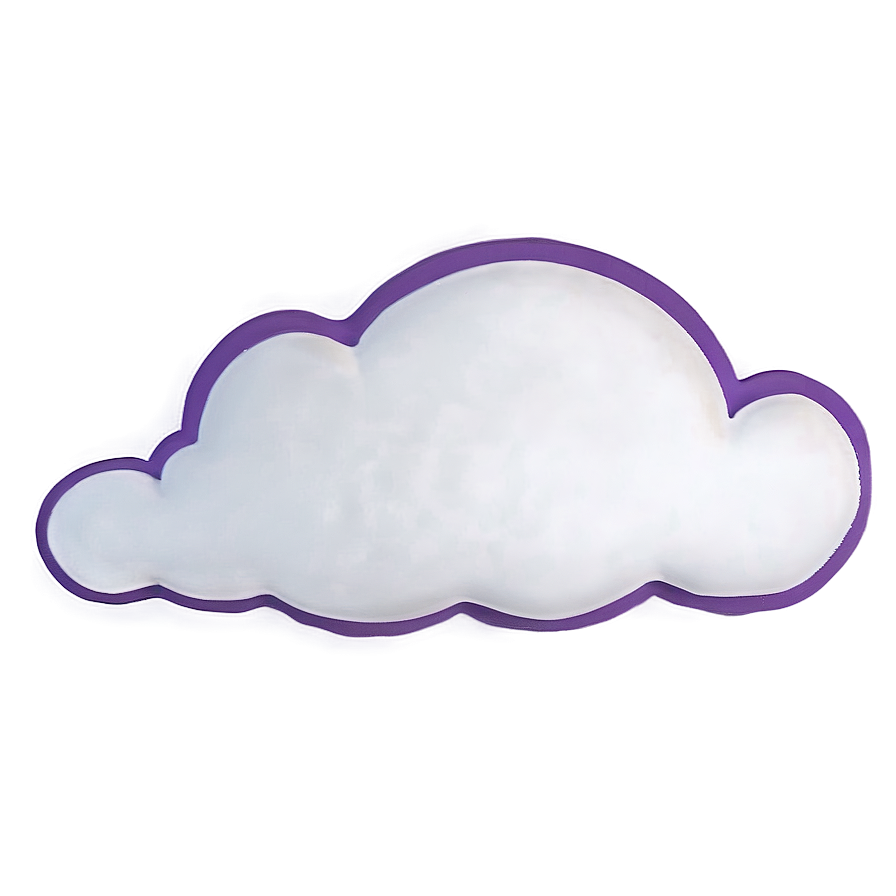 Cloud Outline Emoji Png Cik PNG Image