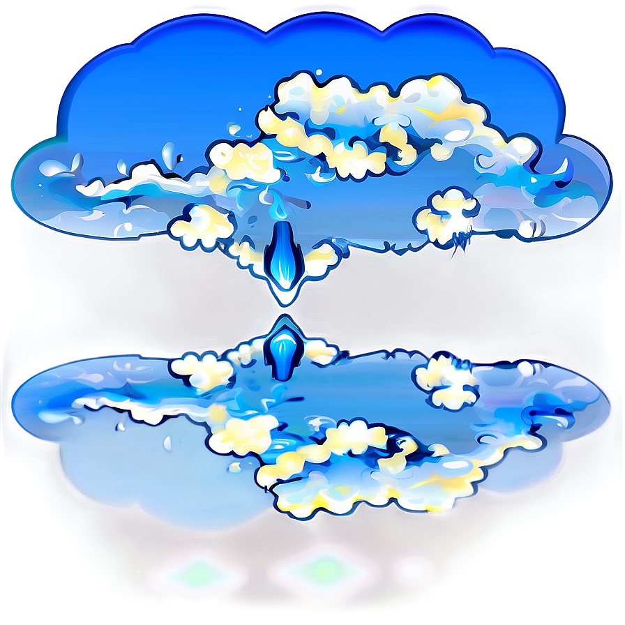 Cloud Reflection Water Png Gxp41 PNG Image