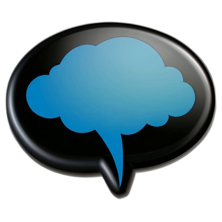 Cloud Speech Bubble Emoji Png 54 PNG Image