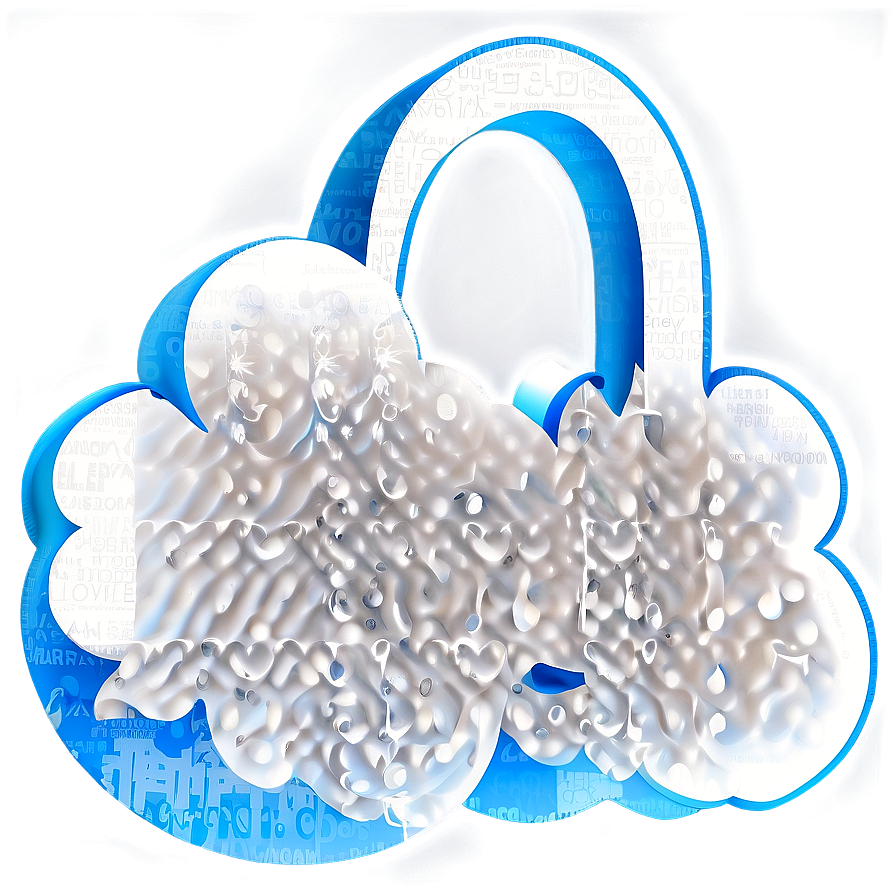 Cloud Typography Clipart Png 33 PNG Image