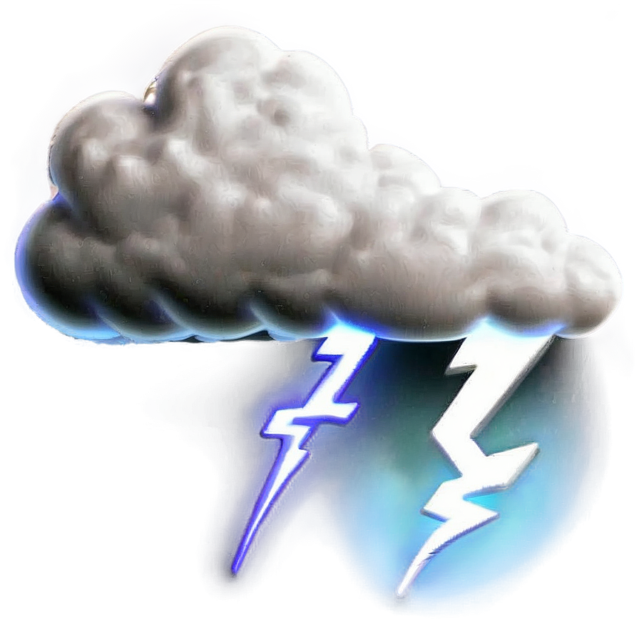 Cloud With Lightning Bolt Png 52 PNG Image