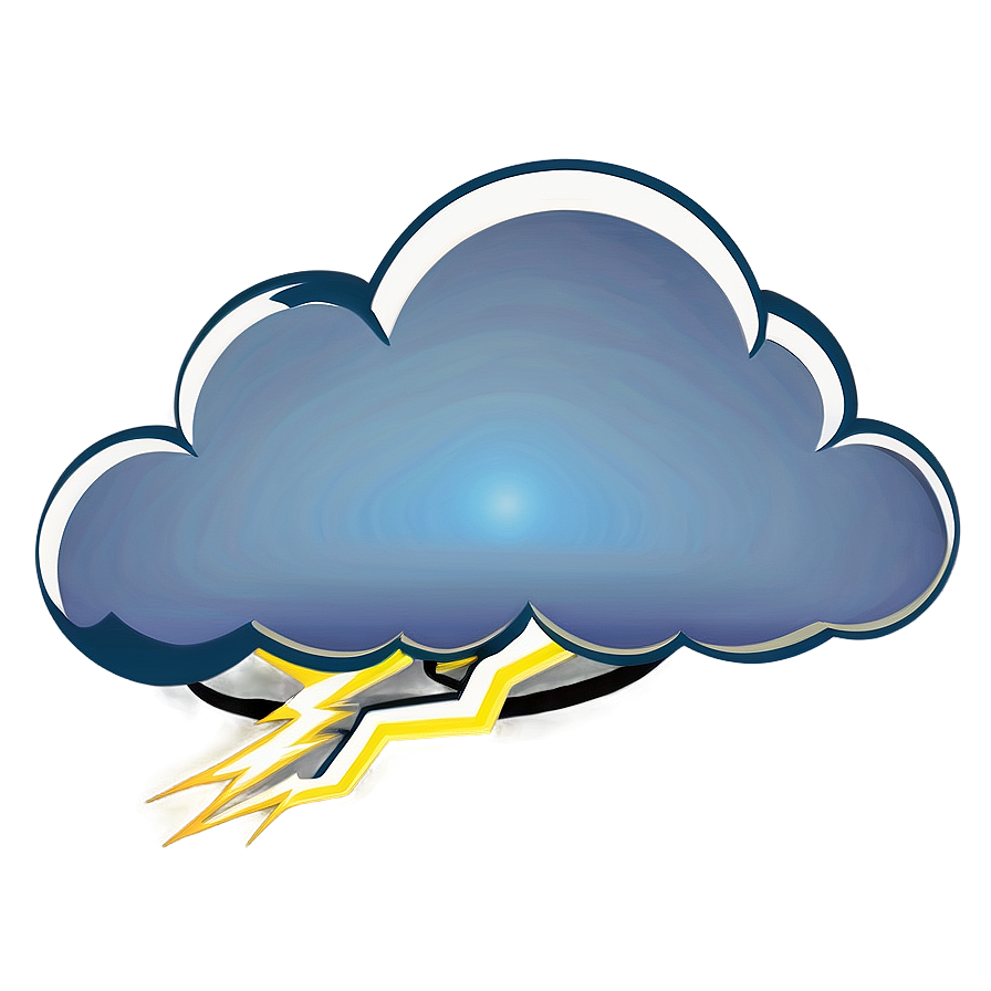 Cloud With Lightning Clipart Png Tmx PNG Image