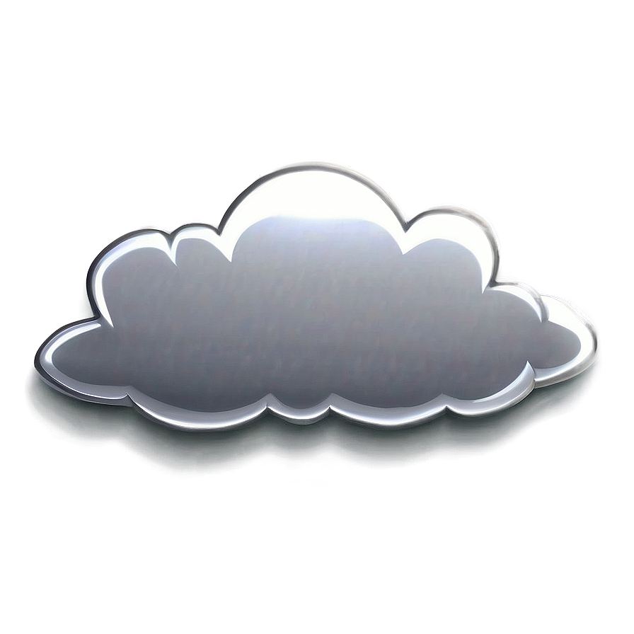 Cloud With Silver Lining Png Kxh54 PNG Image