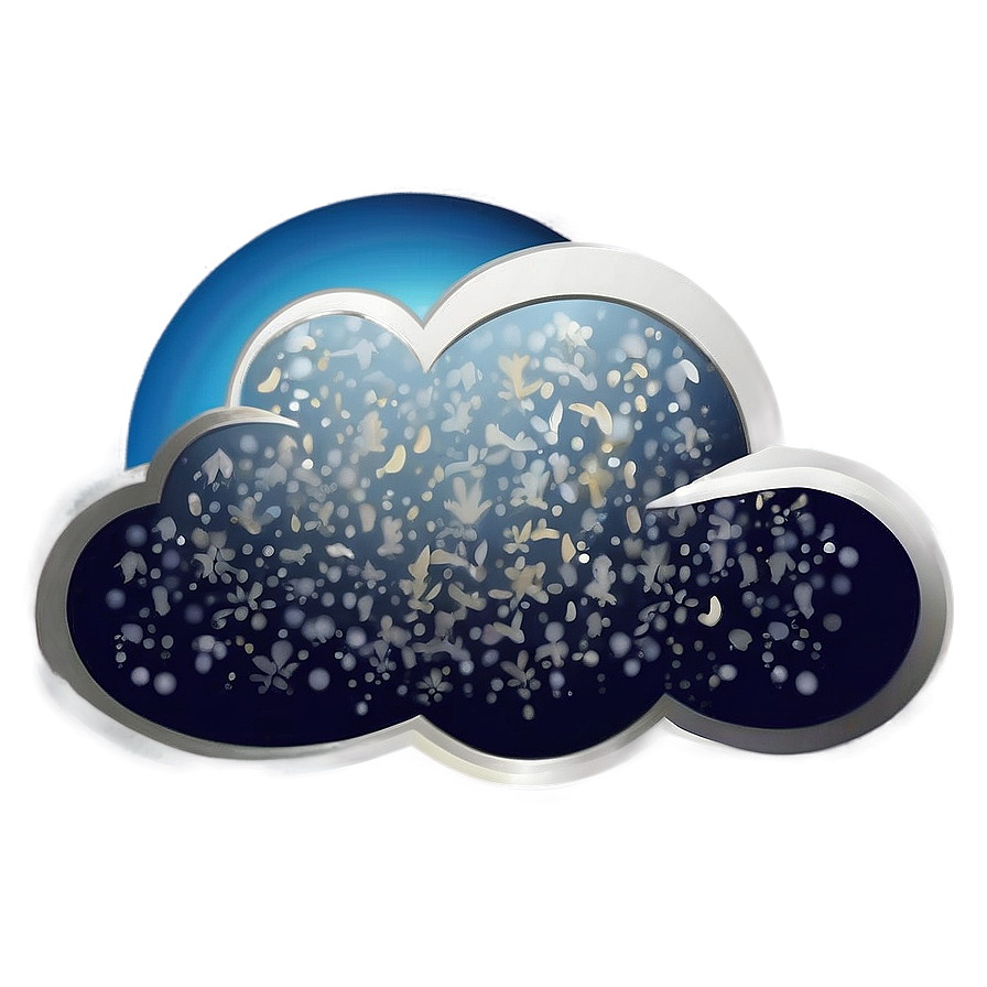 Cloud With Snow Clipart Png 16 PNG Image