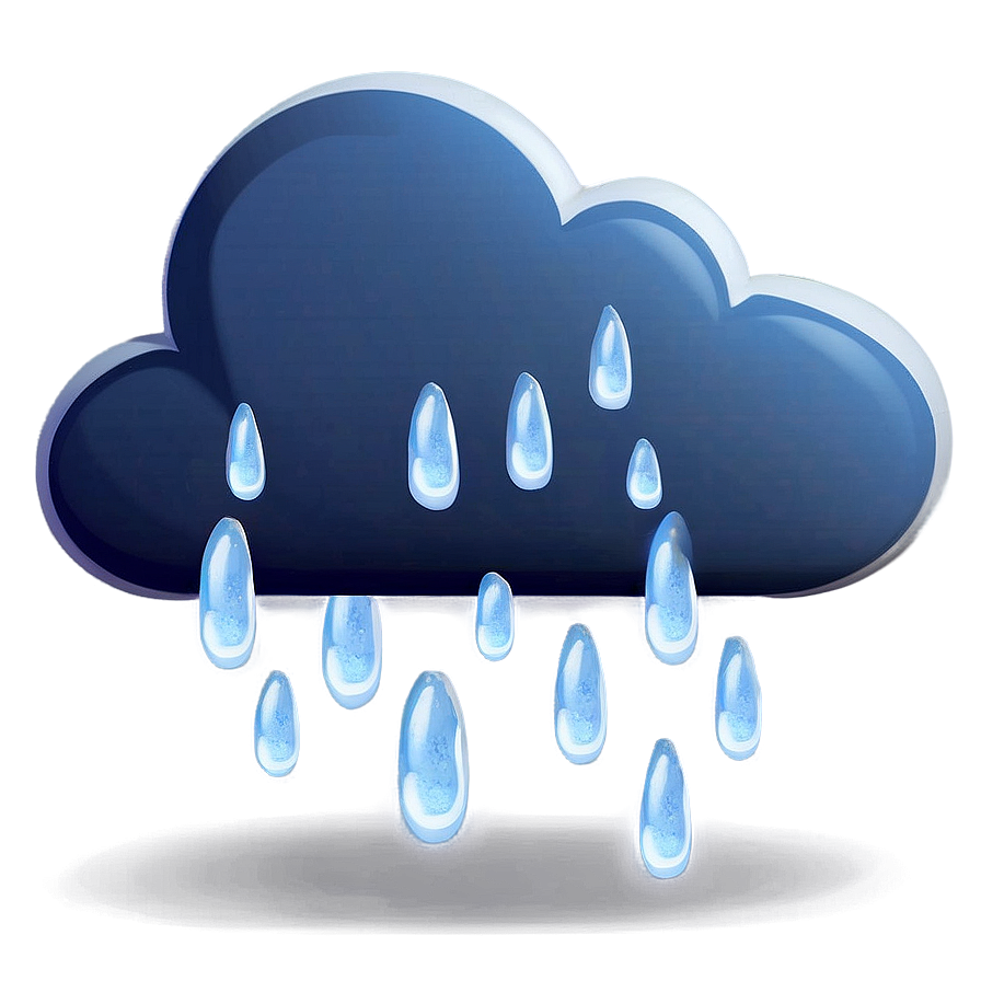 Cloud With Snow Emoji Png 06272024 PNG Image