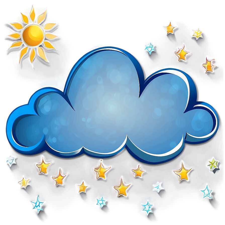 Cloud With Sun Clipart Png Lnj8 PNG Image