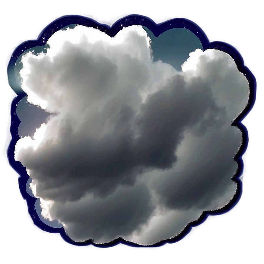 Cloudy Night Sky Png 06252024 PNG Image