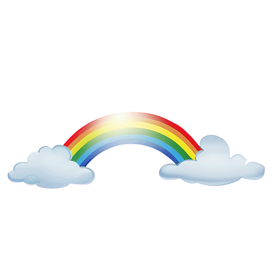 Cloudy Rainbow Png 22 PNG Image