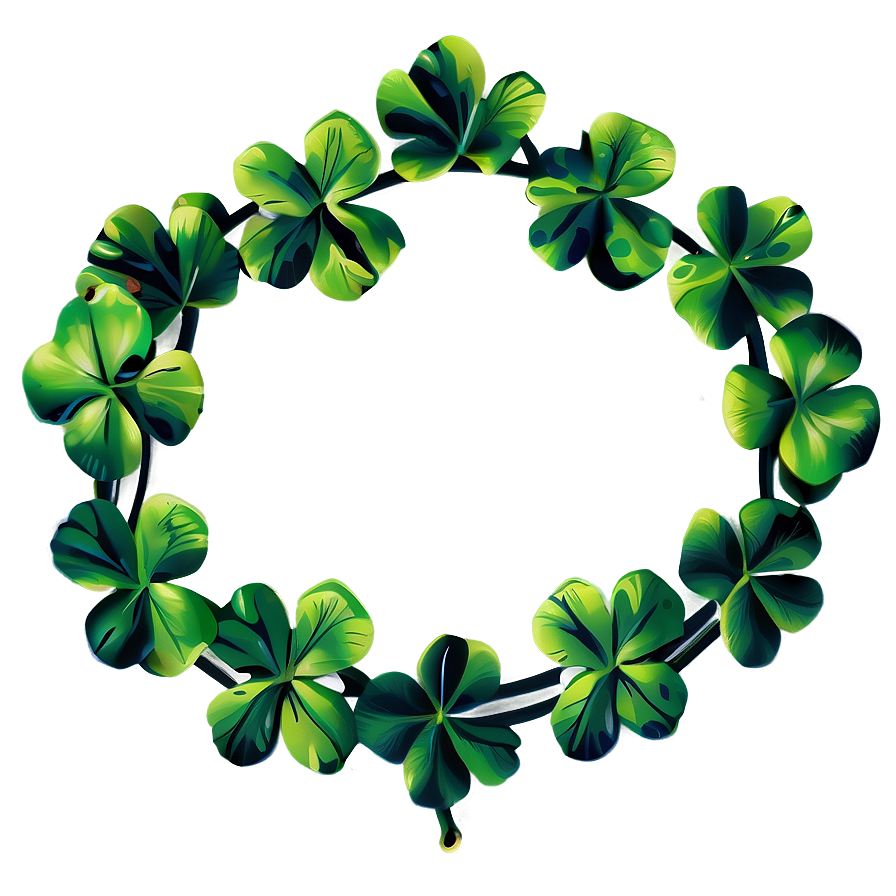 Clover Garland Png Wpt PNG Image