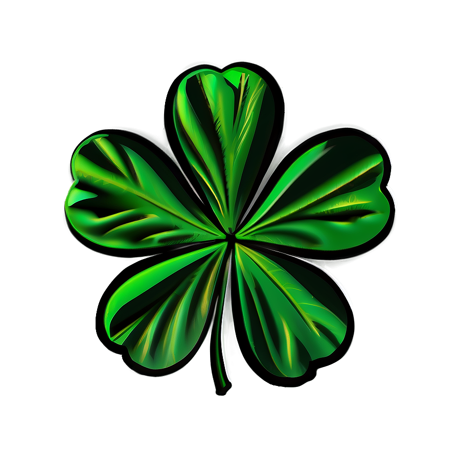 Clover Silhouette Png 06122024 PNG Image