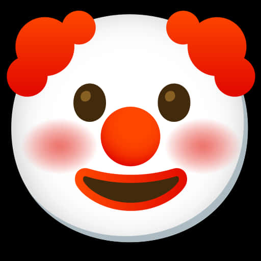 Clown Emoji Smiling Face PNG Image