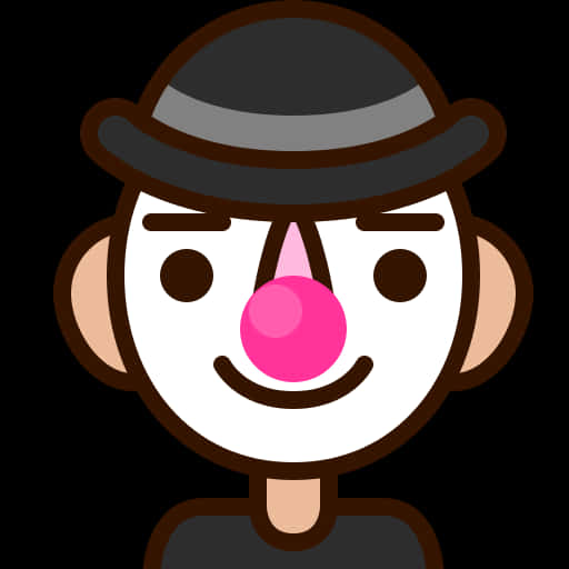 Clown Emoji Smilingwith Hat PNG Image