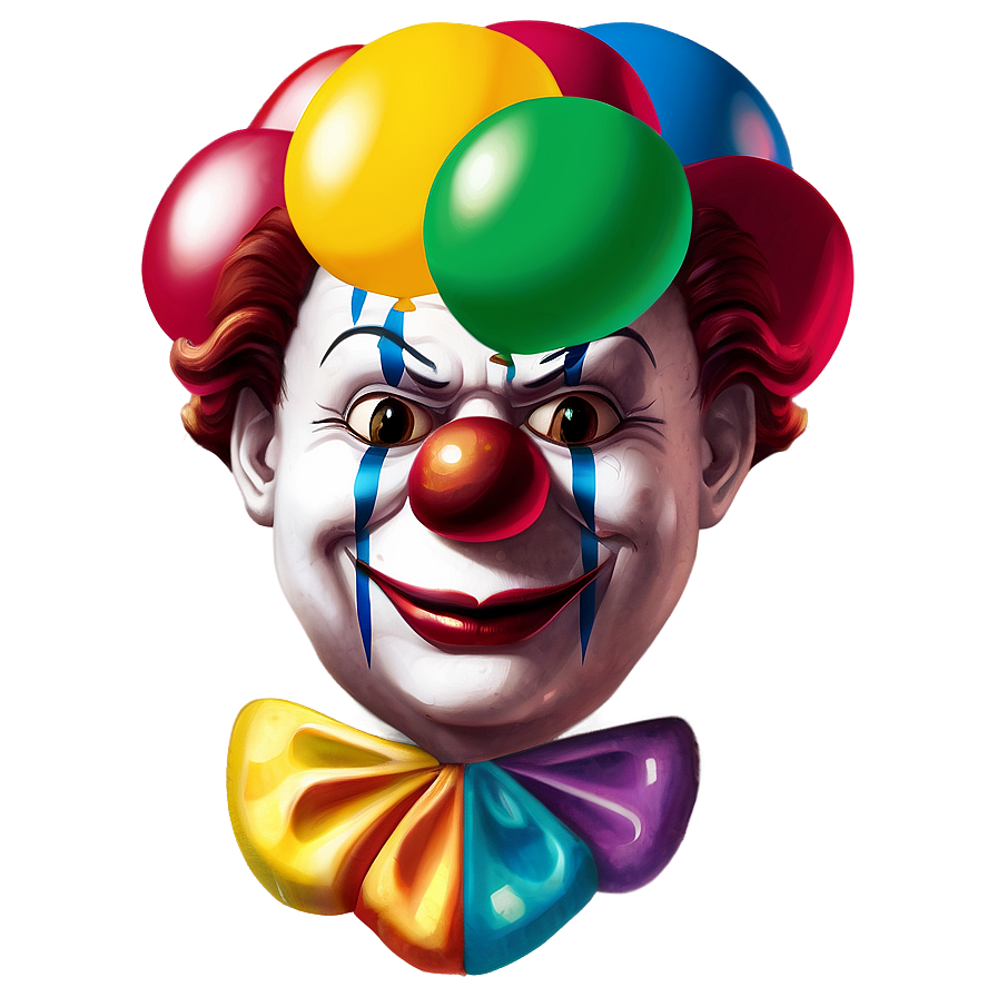 Clown Emoji With Balloons Png 52 PNG Image