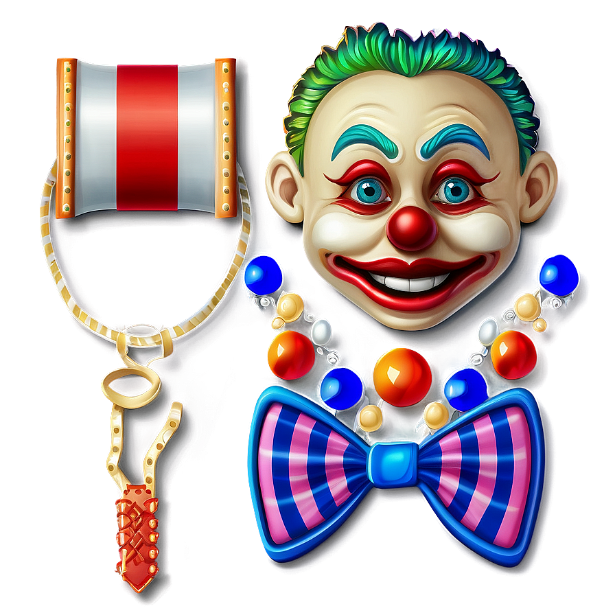 Clown Emoji With Bowtie Png Boy34 PNG Image