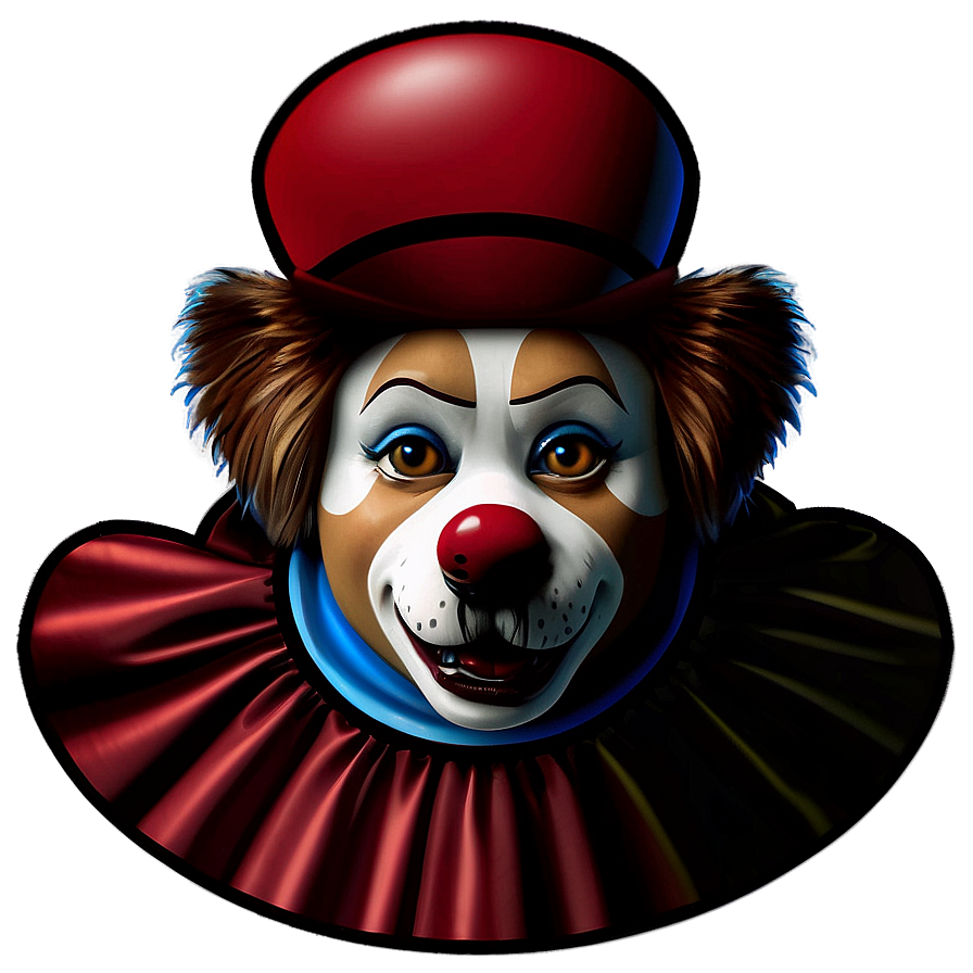 Clown Emoji With Puppies Png Mmj23 PNG Image