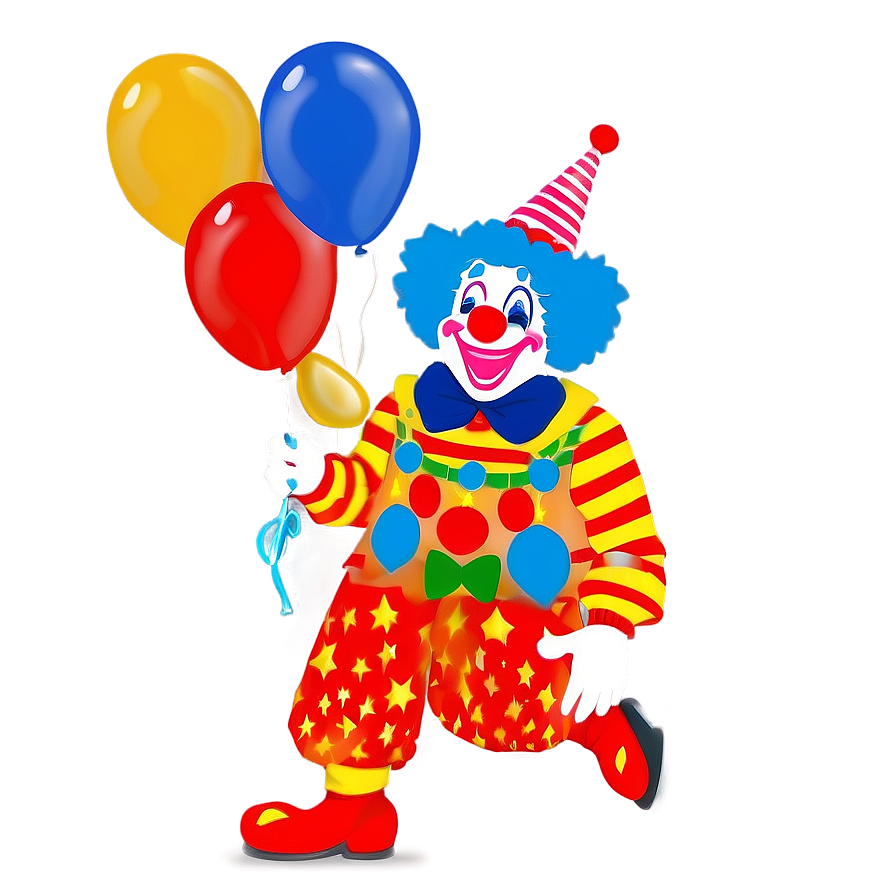 Clown With Balloons Png Kem97 PNG Image