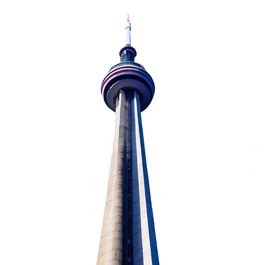 Cn Tower Clear Sky Background Png 06252024 PNG Image