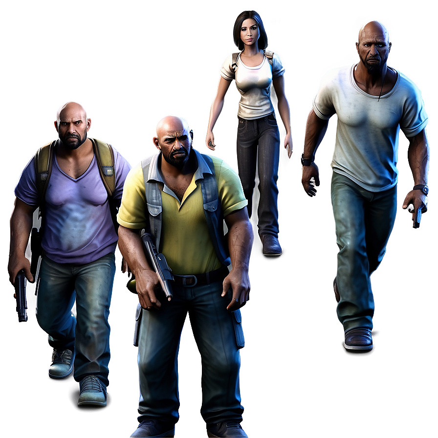 Coach Left 4 Dead 2 Survivor Png 98 PNG Image