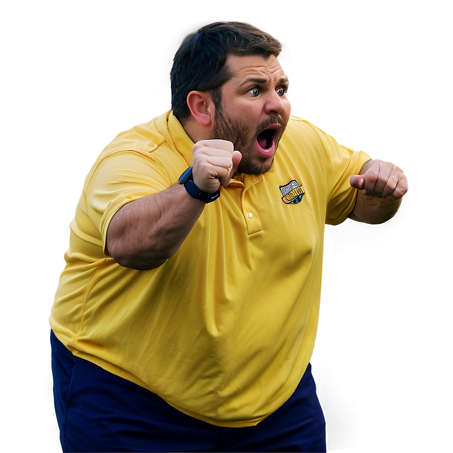 Coach Yelling At Game Png 95 PNG Image