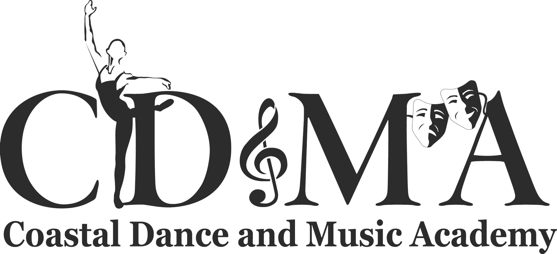 Coastal Dance Music Academy Logo PNG Image