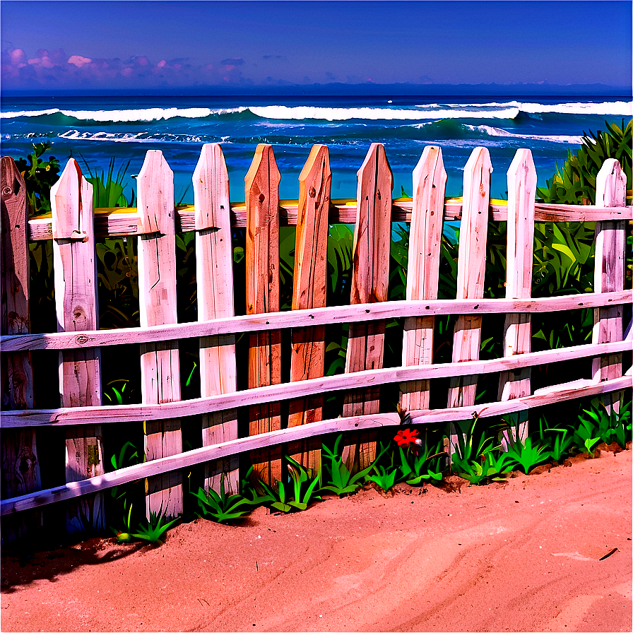 Coastal Style Fence Png 92 PNG Image