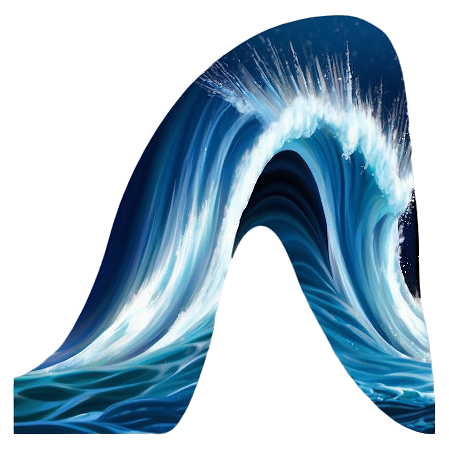 Coastal Tidal Wave Png 06252024 PNG Image