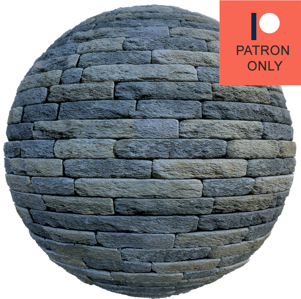 Cobblestone Sphere Texture Patron Exclusive PNG Image